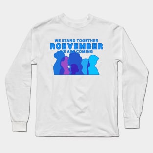 Women Vote 2024 Feminist RoeVember Long Sleeve T-Shirt